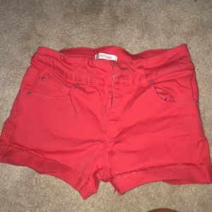 High waisted shorts